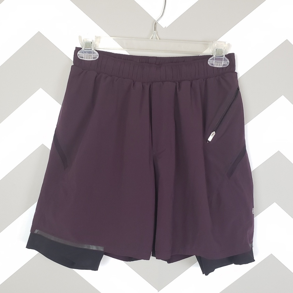 Lululemon dark adobe luxtreme shorts medium